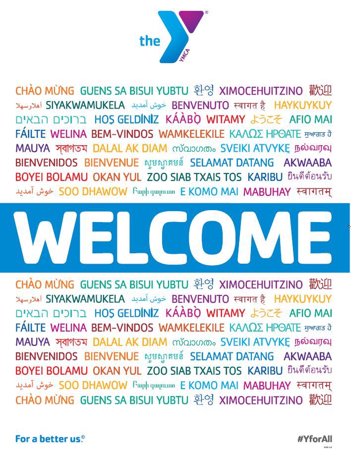 YMCA Welcoming Week poster